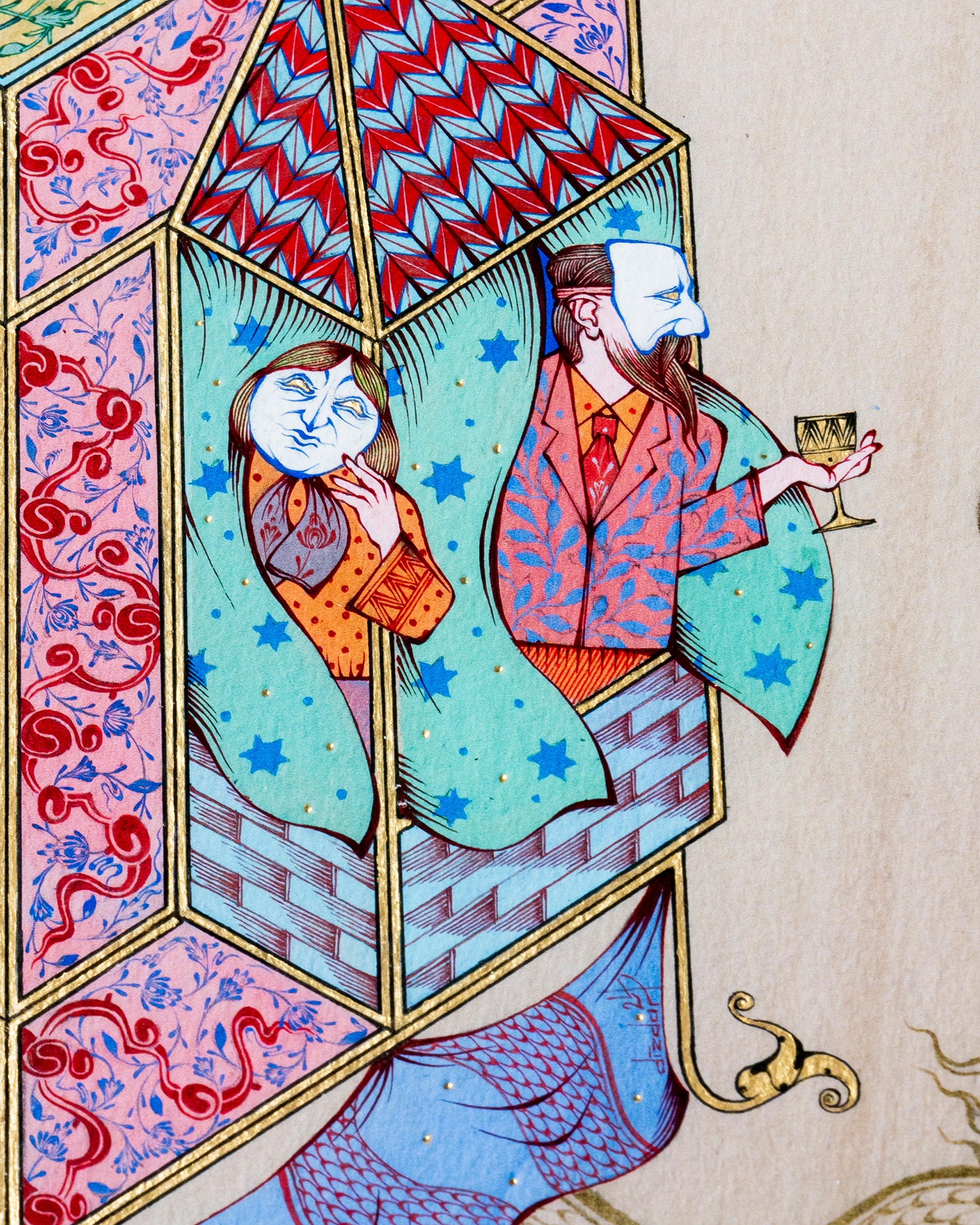 ÇAĞRI DİZDAR | Karnaval 9 Hand Modified Print