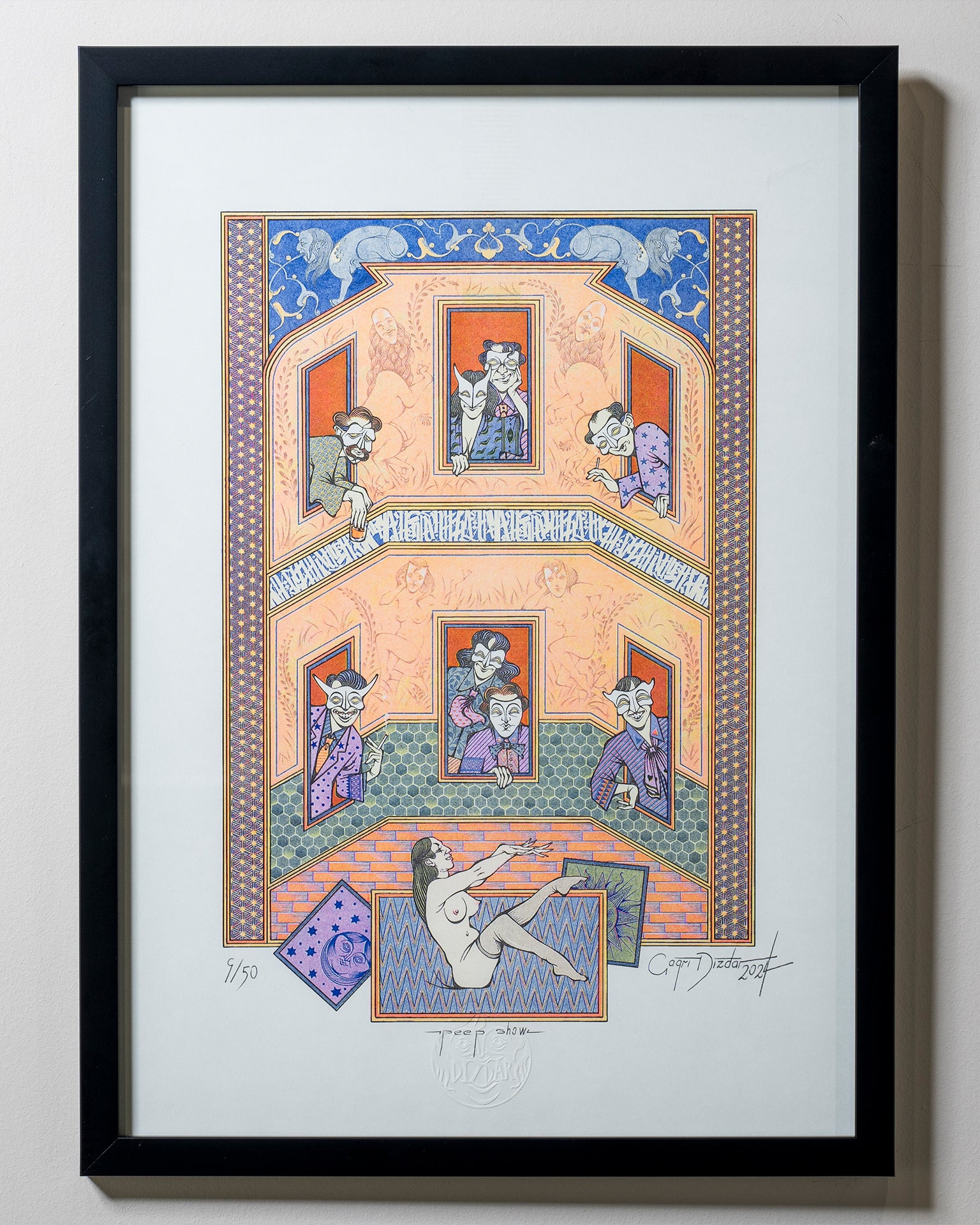 ÇAĞRI DİZDAR | -p e e p s h o w- | Riso Print
