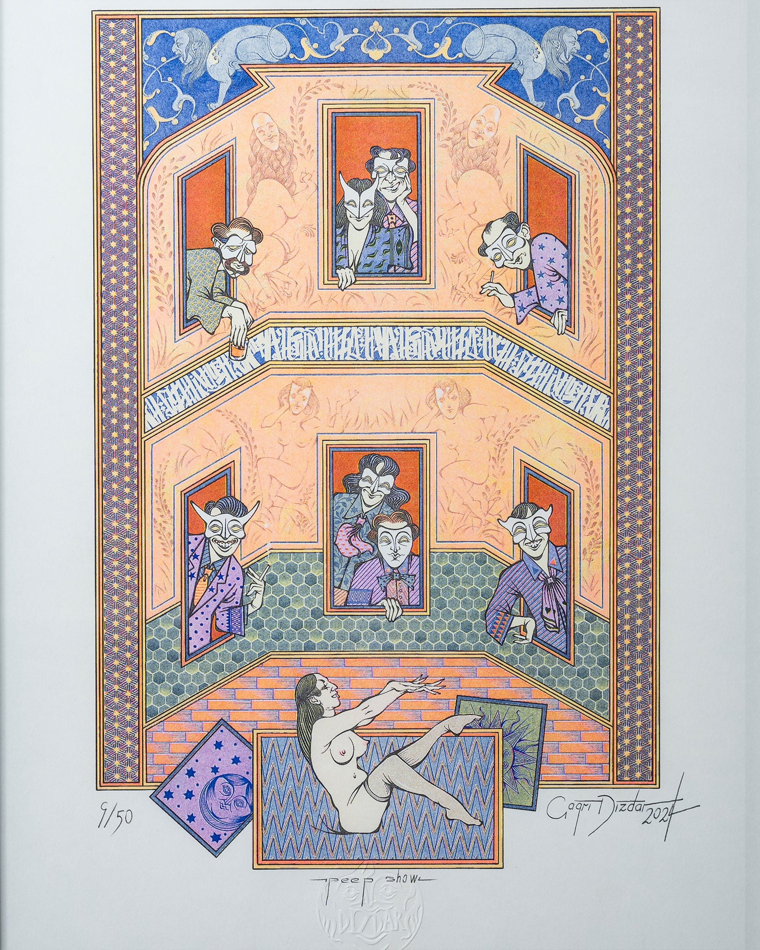 ÇAĞRI DİZDAR | -p e e p s h o w- | Riso Print