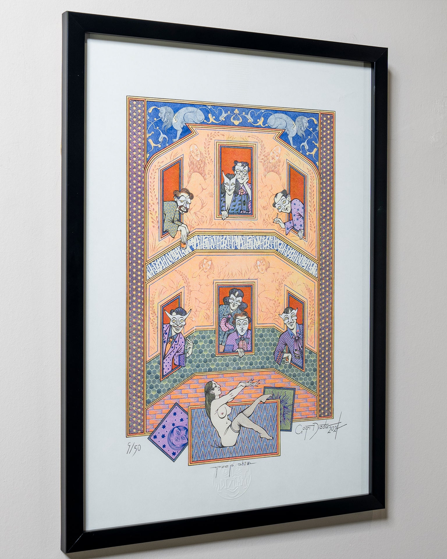 ÇAĞRI DİZDAR | -p e e p s h o w- | Riso Print