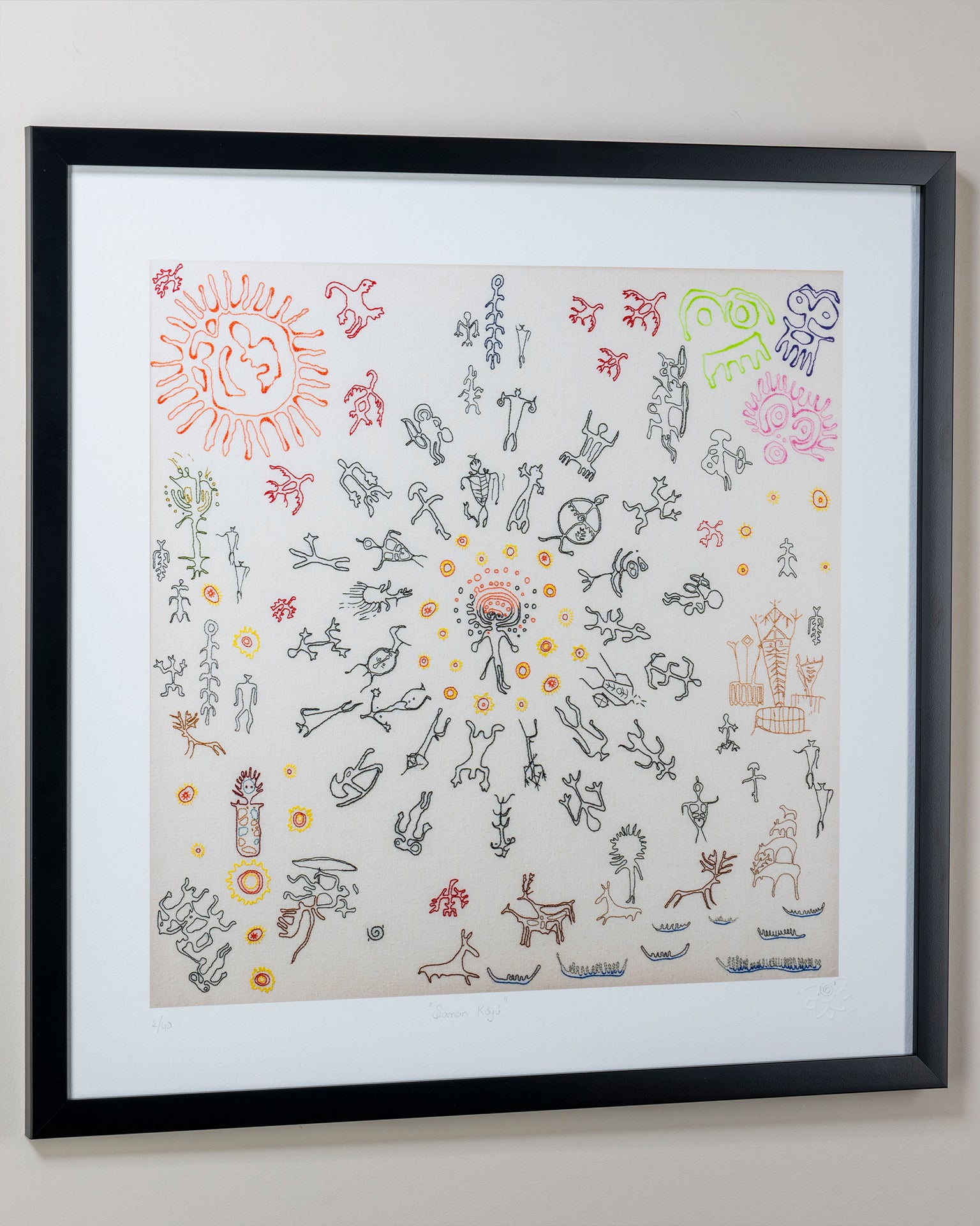 Dilara Altınkepçe Arslan | Shaman Village.  Fine Art Print