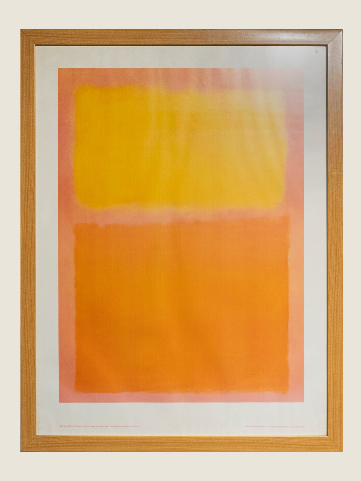 Mark Rothko - Orange and Yellow, 1956