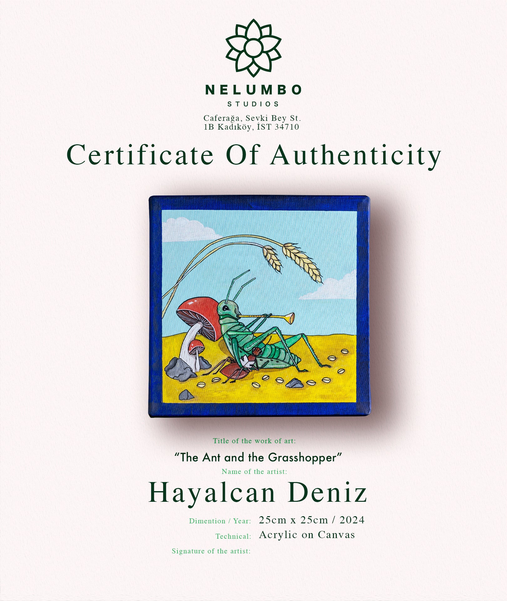 Hayalcan Deniz | “The Ant and the Grasshopper”