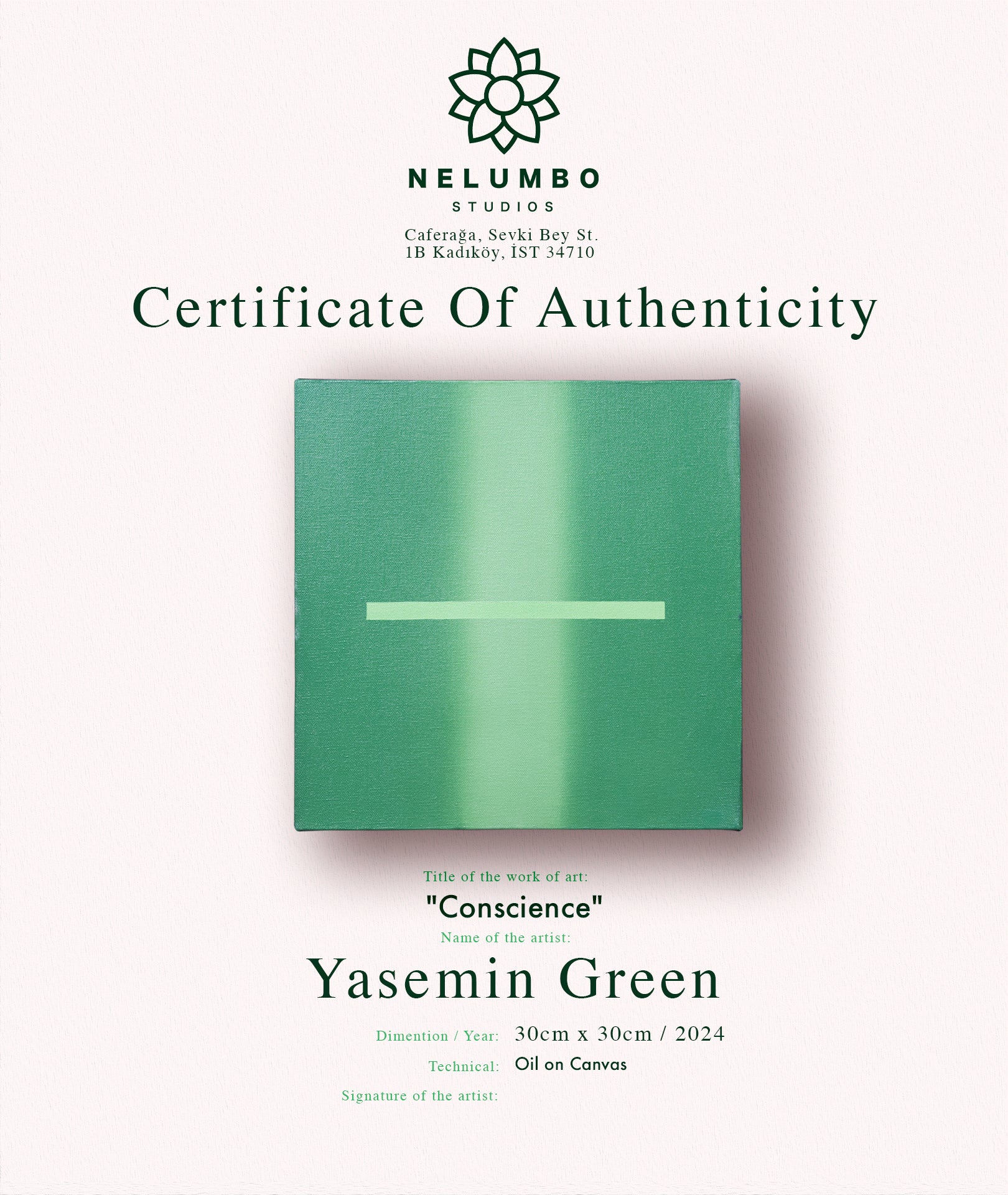 Yasemin Green | "Conscience"