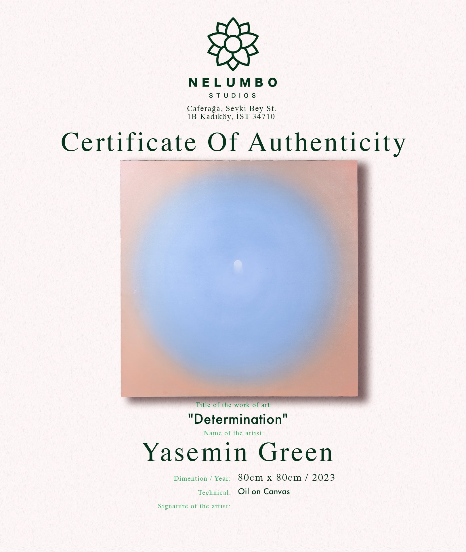Yasemin Green | "Determination"