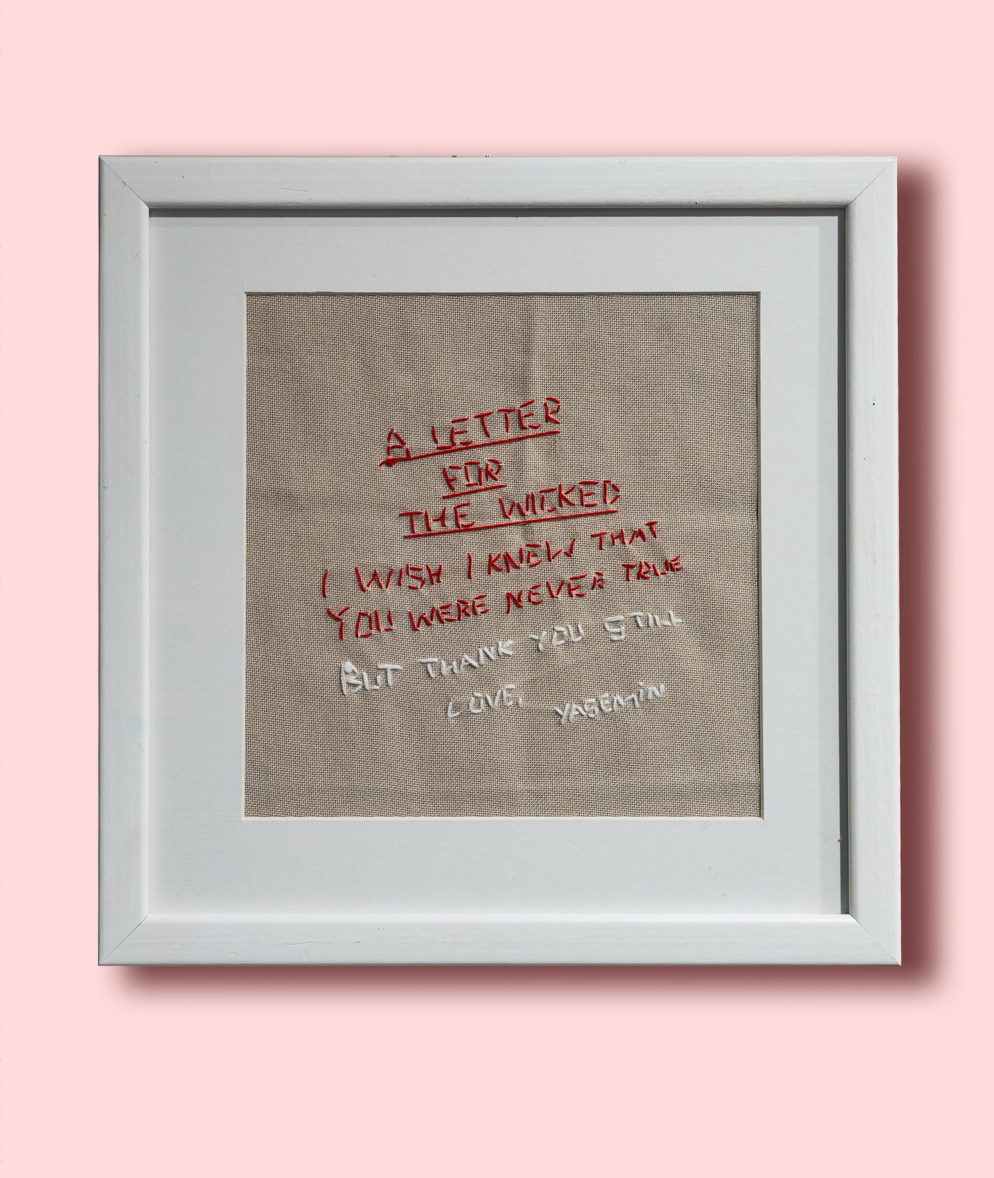 Yasemin Green | "A Letter For The Wicked"