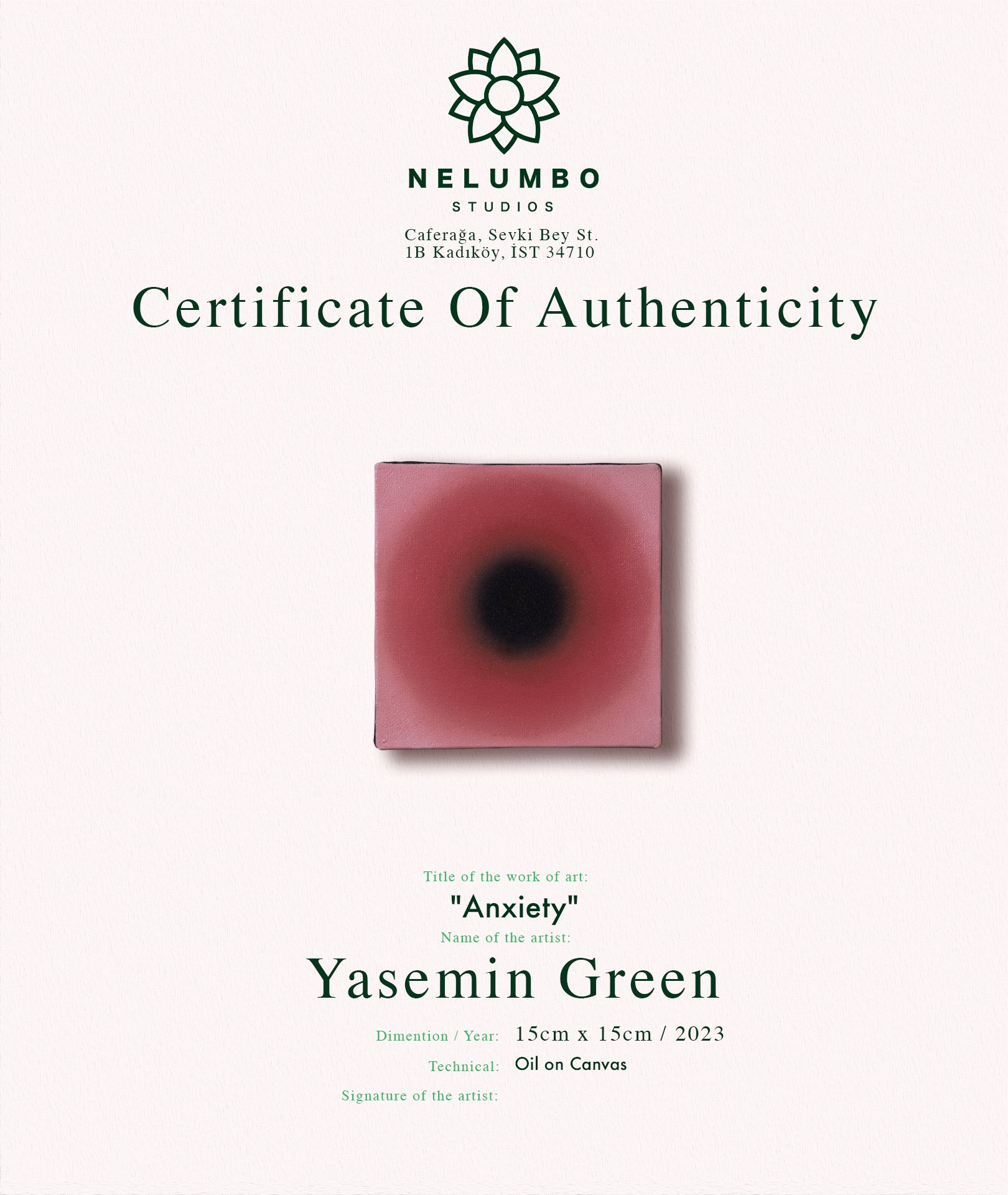 Yasemin Green | "Anxiety"