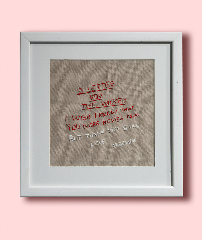 Yasemin Green | "A Letter For The Wicked"